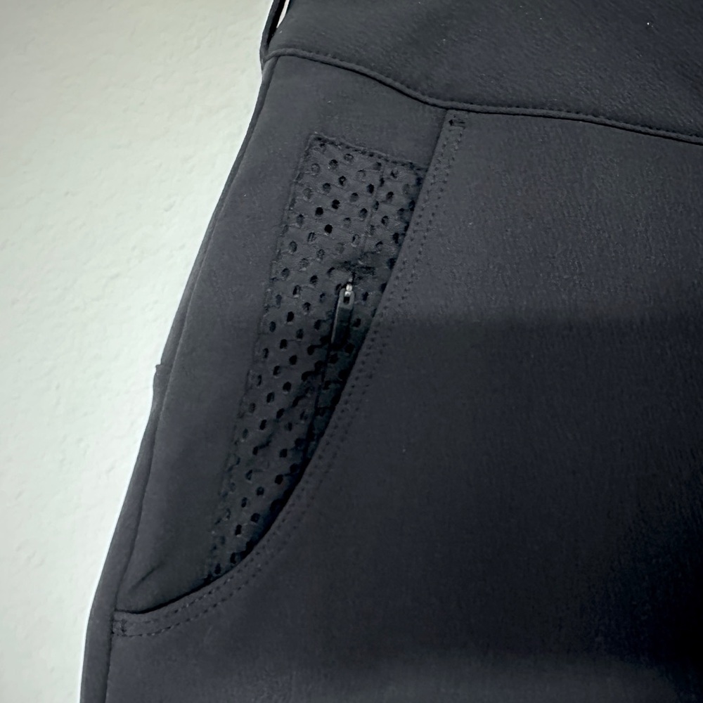 Outdoor Voices Black Convertible Track Pants with Cargo Pocket - Picture 4 of 6